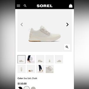 Sorel waterproof sneakers
